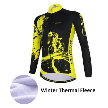 Aogda Black Winter Thermal Fleece Cycling Jersey Mtb Shirt Long Sleeve Bicycle Bike Clothing Outdoor Maillot Cycliste
Aogda Black Winter Thermal Fleece Cycling Jersey Mtb Shirt Long Sleeve Bicycle Bike Clothing Outdoor Maillot Cycliste