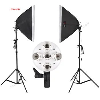 Photography five-linked lamp softbox set portrait clothing shooting shed often bright lamp fill light CD50 T03
Photography five-linked lamp softbox set portrait clothing shooting shed often bright lamp fill light CD50 T03