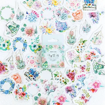 46pcs/box Flowers And Plants DIY Scrapbooking Sticker Notebook Memo Pad Decorative Sticker Kawaii Planner Escolar Stationery
46pcs/box Flowers And Plants DIY Scrapbooking Sticker Notebook Memo Pad Decorative Sticker Kawaii Planner Escolar Stationery
