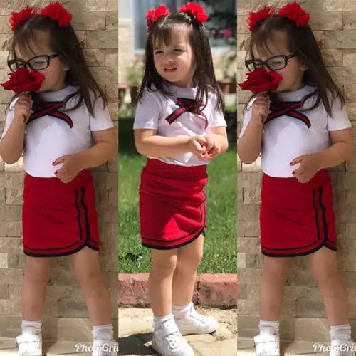 Toddler Kid Baby Girls clothes Cotton Short Sleeve Tops T-shirt +Skirts Outfit Clothes set
Toddler Kid Baby Girls clothes Cotton Short Sleeve Tops T-shirt +Skirts Outfit Clothes set