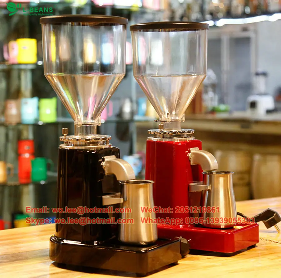 high quality coffee grinder 220v espresso coffee grinding machine 1kg volume bean grinder black red coffee powder grinder
high quality coffee grinder 220v espresso coffee grinding machine 1kg volume bean grinder black red coffee powder grinder