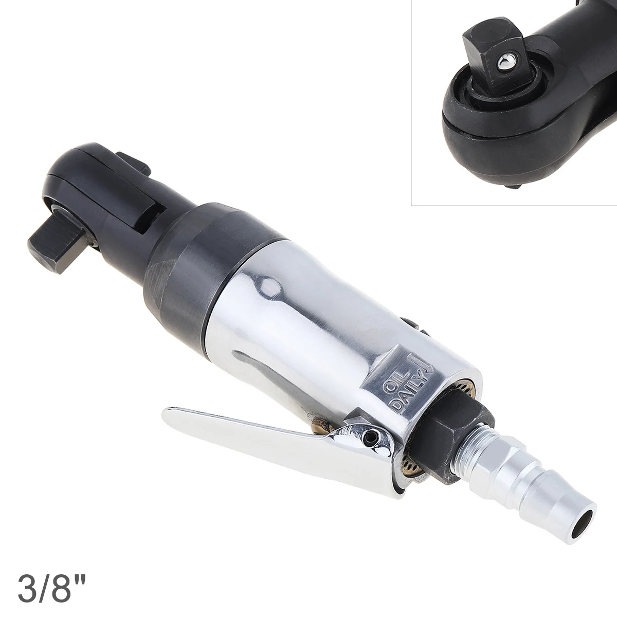 3 / 8'' Inner Hexagonal Pneumatic Ratchet Wrench Tools with Air Inlet Interface and Adjustable Switch for Car Repair Disassemble
3 / 8'' Inner Hexagonal Pneumatic Ratchet Wrench Tools with Air Inlet Interface and Adjustable Switch for Car Repair Disassemble