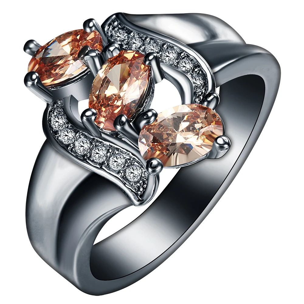 Hainon Fashion Multicolor Rings for Women Anillos Flower Cubic Zirconia Black Gold Color Wedding Finger Ring Jewelry Gifts
Hainon Fashion Multicolor Rings for Women Anillos Flower Cubic Zirconia Black Gold Color Wedding Finger Ring Jewelry Gifts