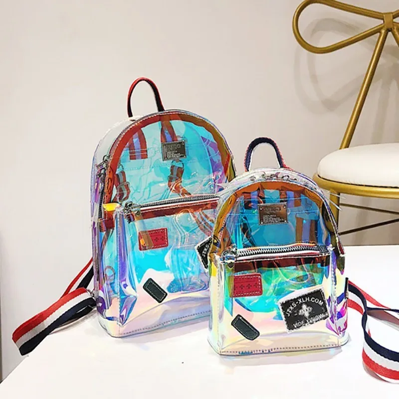 Women Backpack New Design Transparent Packs Color Mini Students Schoolbag Small Fashion Multiply-function Shoulderbag Hot
Women Backpack New Design Transparent Packs Color Mini Students Schoolbag Small Fashion Multiply-function Shoulderbag Hot
