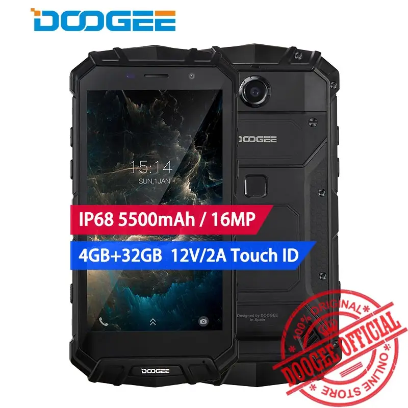 DOOGEE S60 lite Waterpoof IP68 Smartphone 4G Global Version 5.2" MT6750T Octa-Core Android 7.0 5580mAh 12V/2A 4GB+32GB 16.0MP
DOOGEE S60 lite Waterpoof IP68 Smartphone 4G Global Version 5.2" MT6750T Octa-Core Android 7.0 5580mAh 12V/2A 4GB+32GB 16.0MP
