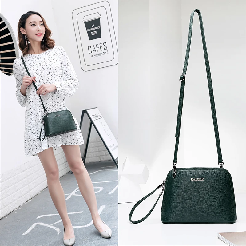 100% Natural Cowhide Shell Bag, Women Genuine Leather Shoulder Bags, Cross body Messenger Bag, 23*16*7cm, P041
100% Natural Cowhide Shell Bag, Women Genuine Leather Shoulder Bags, Cross body Messenger Bag, 23*16*7cm, P041
