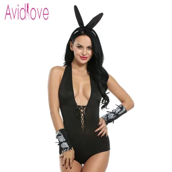 Avidlove Sexy Lingerie Hot One Piece Bodysuit Halloween Costumes for Women Bunny Role Play Set Nightwear Hair Hoop/ Hand Cover
Avidlove Sexy Lingerie Hot One Piece Bodysuit Halloween Costumes for Women Bunny Role Play Set Nightwear Hair Hoop/ Hand Cover