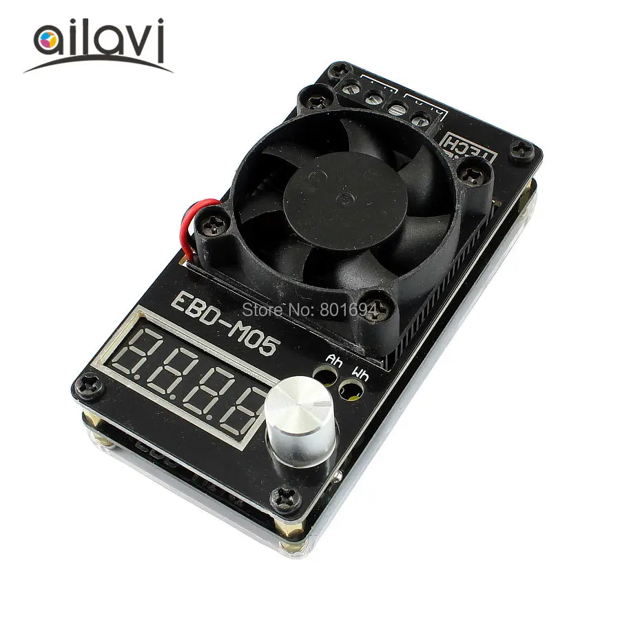 EBD-M05 Mini Electronic Load Tester Battery Capacity/Power Bank/Charger and Mobile Power Test Equipment 0.1-19.5V 5A 30W
EBD-M05 Mini Electronic Load Tester Battery Capacity/Power Bank/Charger and Mobile Power Test Equipment 0.1-19.5V 5A 30W