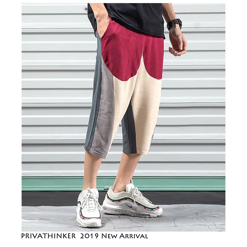 Privathinker Men Hip Hpo Patchwork Joggers Pants 2019 Summer Mens Khaki Linen Sweatpants Male Korean Fashions Loose Harem Pants
Privathinker Men Hip Hpo Patchwork Joggers Pants 2019 Summer Mens Khaki Linen Sweatpants Male Korean Fashions Loose Harem Pants
