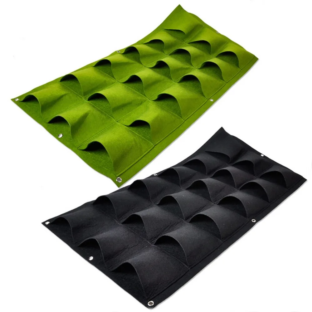 Home Supplies 1PCS Green Grow Bag Planting Bags Wall Hanging Planter Vertical Garden 18 Pockets Vegetable Living Garden Bag
Home Supplies 1PCS Green Grow Bag Planting Bags Wall Hanging Planter Vertical Garden 18 Pockets Vegetable Living Garden Bag