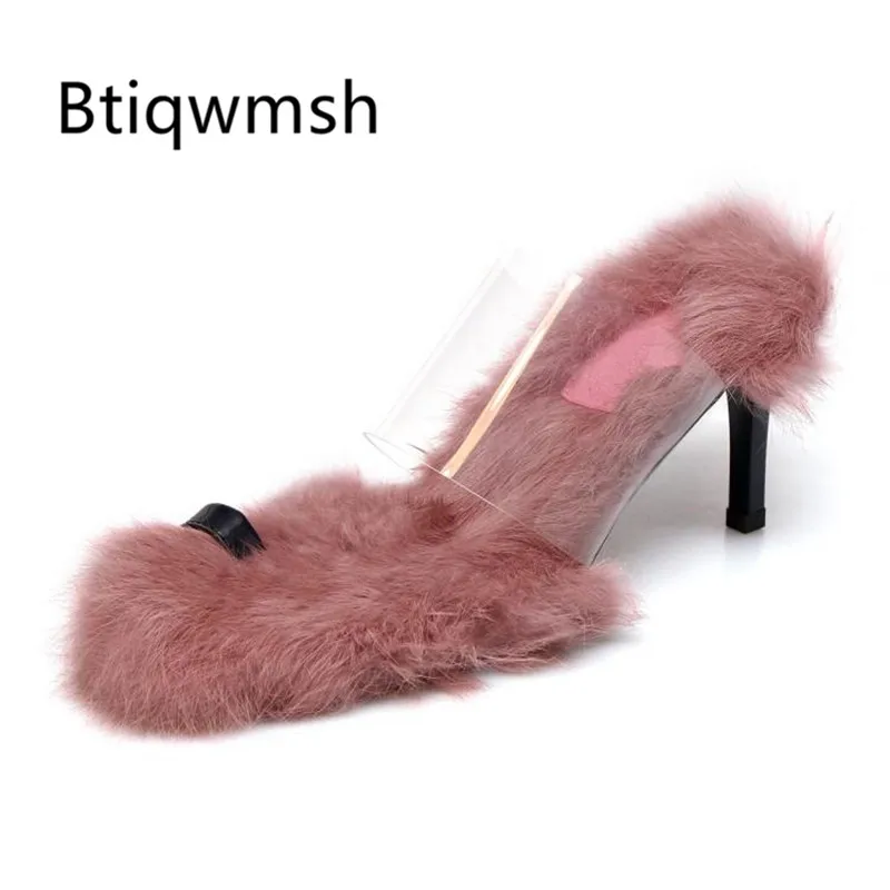 2019 Chic Fur Slippers Woman Open Toe Pvc Strange High Heel Shoes Woman Sexy Gladiator Sandals
2019 Chic Fur Slippers Woman Open Toe Pvc Strange High Heel Shoes Woman Sexy Gladiator Sandals