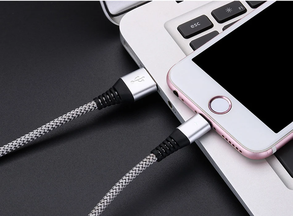 NOHON LED Charging&Sync Data Line 8 Pin Mobile Phone Cable For iphone 10 X 8 7 Plus For iPad Mini 2.4A Lighting Charge Cables 1M (19)