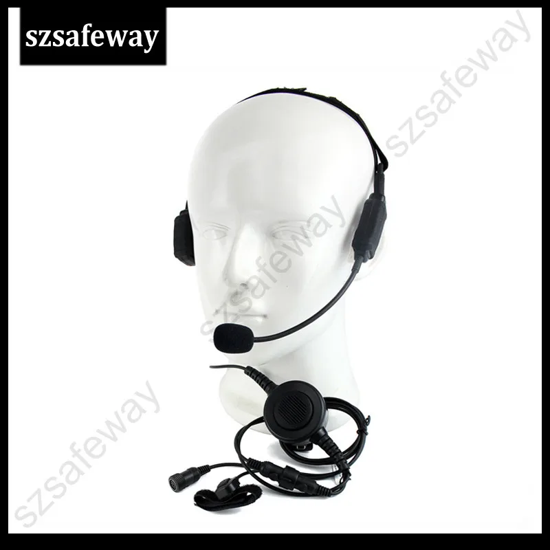 Military Bone Conduction Tactical Headphone Headset with boom mic for Motorola GP88 GP300 CP040 two way radio
Military Bone Conduction Tactical Headphone Headset with boom mic for Motorola GP88 GP300 CP040 two way radio