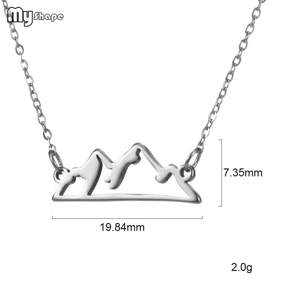 My Shape Stainless Steel Mountain Pendant Necklace and Bracelet Sets Lucky Amulet Choker Necklaces
My Shape Stainless Steel Mountain Pendant Necklace and Bracelet Sets Lucky Amulet Choker Necklaces