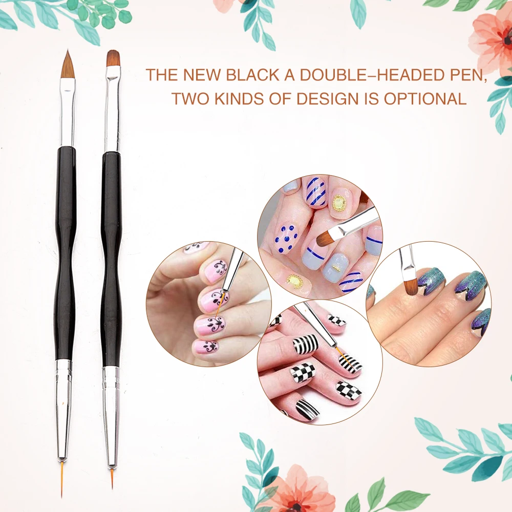 1pc Dual End Nail Art Lining Brush Line Drawing Painting Gel Pen Manicure Carving Tool Double Head UV Gel DIY Accessory New Hot
1pc Dual End Nail Art Lining Brush Line Drawing Painting Gel Pen Manicure Carving Tool Double Head UV Gel DIY Accessory New Hot