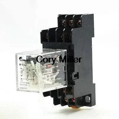 AC 110V Катушка 3PDT 11P 11Pins универсальное реле мощности 5A 250VAC/28VDC w база
AC 110V Катушка 3PDT 11P 11Pins универсальное реле мощности 5A 250VAC/28VDC w база