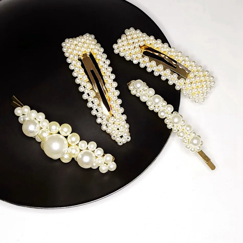 Match-Right Pearl Hair Clip Pins Styling Ornaments Crab Hairpin for Bride Wedding Hair Accessories Barrette Tiara YJZ8187
Match-Right Pearl Hair Clip Pins Styling Ornaments Crab Hairpin for Bride Wedding Hair Accessories Barrette Tiara YJZ8187