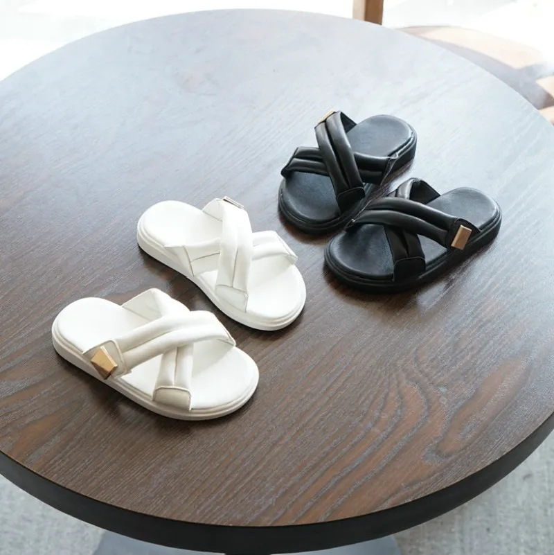 Childrens Shoes Kids Sandals Cross Slippers Baby Home Slippers Girls Shoes Boys Slippers Metal Decorated Summer Shoes EUR 21-30#
Childrens Shoes Kids Sandals Cross Slippers Baby Home Slippers Girls Shoes Boys Slippers Metal Decorated Summer Shoes EUR 21-30#