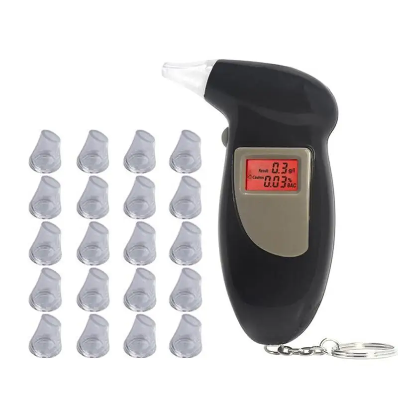Handheld Backlight Digital Alcohol Tester with 21pcs Mouthpieces Digital Alcohol Breath Tester Breathalyzer Analyzer Detector
Handheld Backlight Digital Alcohol Tester with 21pcs Mouthpieces Digital Alcohol Breath Tester Breathalyzer Analyzer Detector