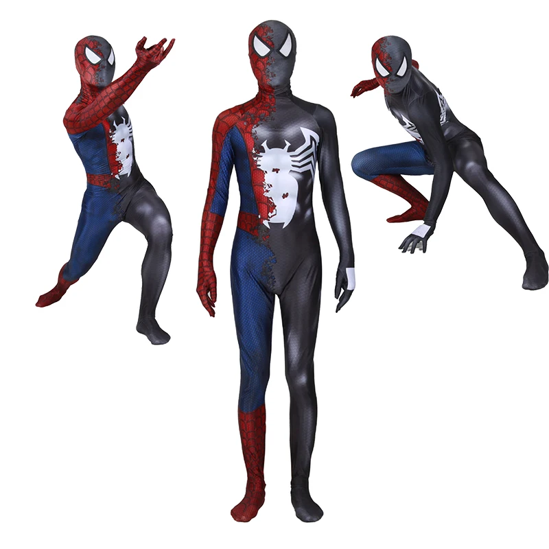 Symbioted Venom The Amazing Spider-Man Cosplay Costume Zentai Superhero Pattern Bodysuit Suit Jumpsuits Adult Kids
Symbioted Venom The Amazing Spider-Man Cosplay Costume Zentai Superhero Pattern Bodysuit Suit Jumpsuits Adult Kids