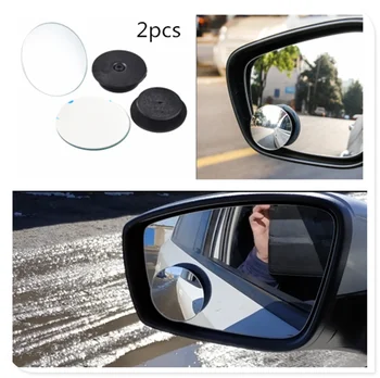 

2pcs car motorcycle small round glass blind spot mirror parking assist for BMW 330e M235i Compact 520d 518d 428i 530d 130i