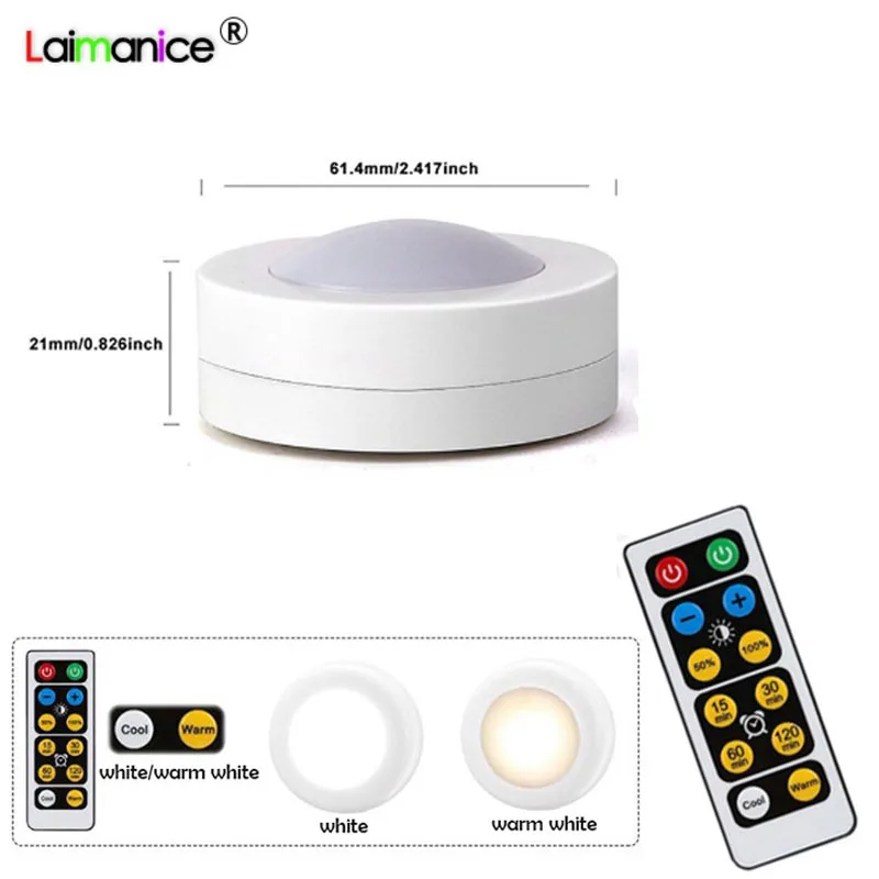 New Wireless Dimmable Touch Sensor LED Under Kitchen Cabinets lights LED Puck Lights For Close Wardrobe Stair Hallway Night lamp
New Wireless Dimmable Touch Sensor LED Under Kitchen Cabinets lights LED Puck Lights For Close Wardrobe Stair Hallway Night lamp