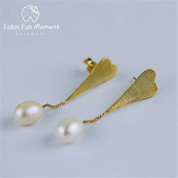 Lotus Fun Moment Real 925 Sterling Silver Natural Pearl Creative Fashion Jewelry Love Heart Water Drop Dangle Earrings for Women
Lotus Fun Moment Real 925 Sterling Silver Natural Pearl Creative Fashion Jewelry Love Heart Water Drop Dangle Earrings for Women