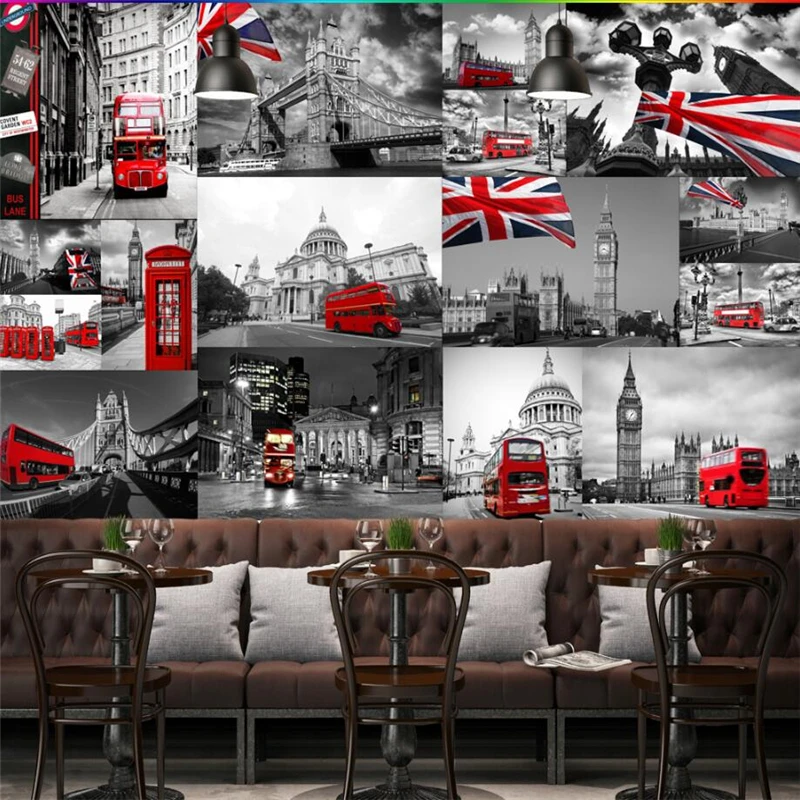 beibehang Custom 3d wallpaper European style London street view British style tower bridge bus phone booth background wallpaper
beibehang Custom 3d wallpaper European style London street view British style tower bridge bus phone booth background wallpaper