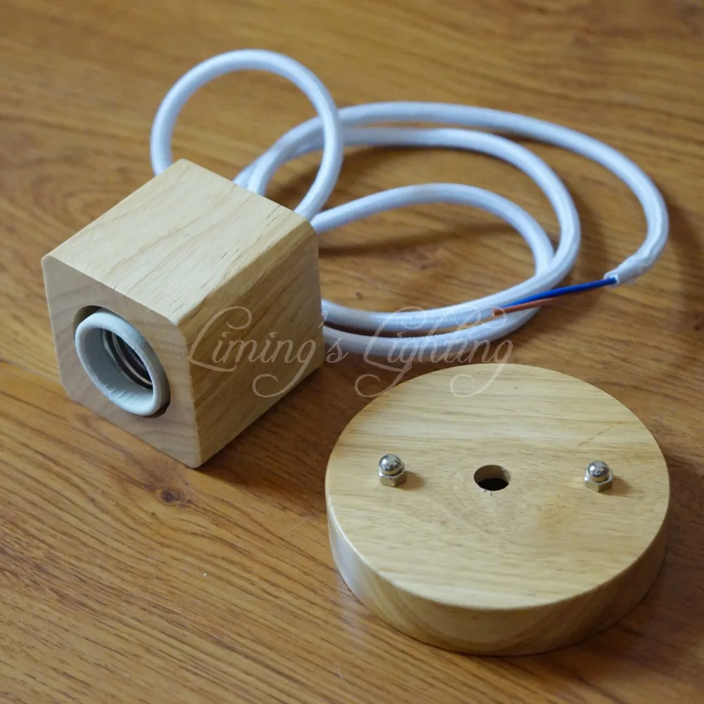 Vintage Pendant Light Oak Wood Wooden Retro Lamp 100cm Color Wire E27/E26 Socket Wood Lampholder Hanging Light Fixture No Bulbs
Vintage Pendant Light Oak Wood Wooden Retro Lamp 100cm Color Wire E27/E26 Socket Wood Lampholder Hanging Light Fixture No Bulbs