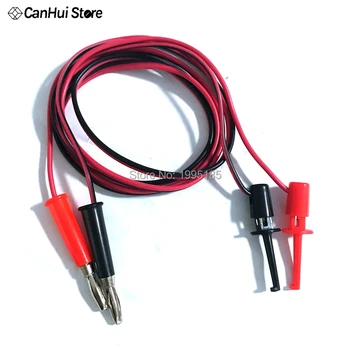 1 Pair 4mm Banana Plug to Test Hook Clip 1M Lead Cable Mayitr For Multimeter Test Tools Round Hook Test Clip Wire (P-C)
1 Pair 4mm Banana Plug to Test Hook Clip 1M Lead Cable Mayitr For Multimeter Test Tools Round Hook Test Clip Wire (P-C)