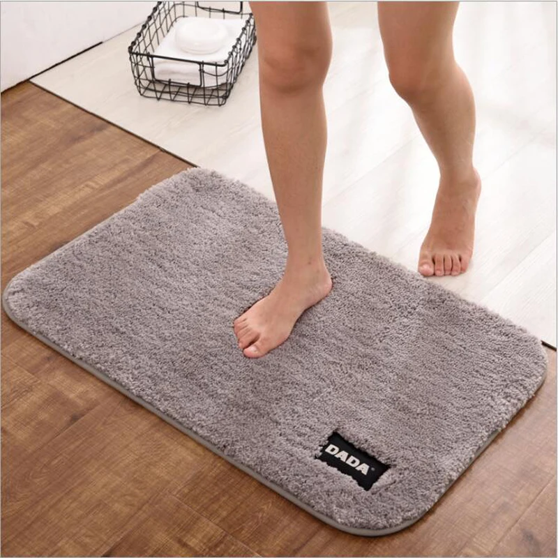 Polyester Bath Non-slip Mat Home Decoration Carpet Doormat Solid Color Absorbent Soft Bathroom Mats Kitchen Shaggy Mat
Polyester Bath Non-slip Mat Home Decoration Carpet Doormat Solid Color Absorbent Soft Bathroom Mats Kitchen Shaggy Mat