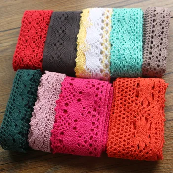 2-6CM 5 yards Coloured lace high qualit lace cotton lace sewing Home Furnishing garment accessories DIY material
2-6CM 5 yards Coloured lace high qualit lace cotton lace sewing Home Furnishing garment accessories DIY material