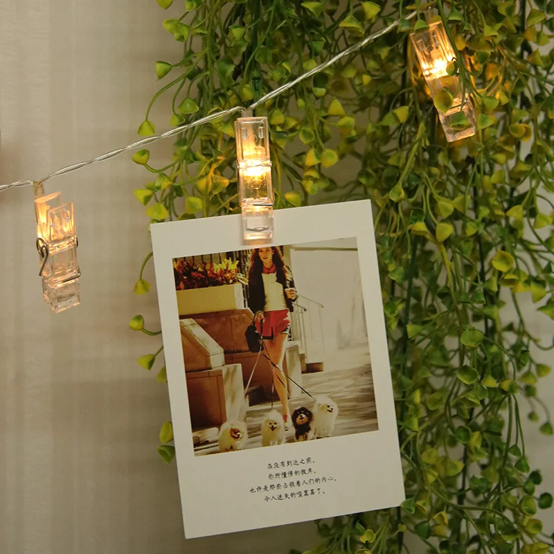 Photo Clip Holder LED String lights For Christmas New Year Party Wedding Home Decoration Fairy lights
Photo Clip Holder LED String lights For Christmas New Year Party Wedding Home Decoration Fairy lights