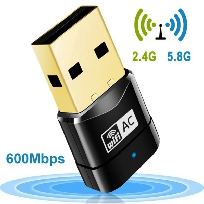 Wireless USB WiFi Adapter Dongle Ethernet USB Wi Fi Receiver External PC Network Card Dual Band 2.4 + 5 Ghz 802.11ac Adaptador
Wireless USB WiFi Adapter Dongle Ethernet USB Wi Fi Receiver External PC Network Card Dual Band 2.4 + 5 Ghz 802.11ac Adaptador