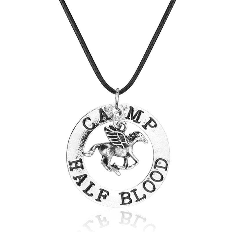 Movie Percy Jackson Camp Half Blood Necklace Flying Horse Pendants Necklaces Antique Silver Charm Jewelry Gifts
Movie Percy Jackson Camp Half Blood Necklace Flying Horse Pendants Necklaces Antique Silver Charm Jewelry Gifts