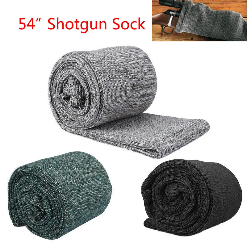 

Shotgun/Rifle Socks 54" Gun Sleeve Slip Hunting Bag Sack Shooting Silicone Treated Gun Sock Case Large Cover Rifle Holster