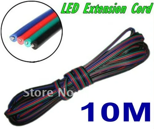 10M 4 pins LED RGB cable wire extension cord LED extension cable for 5050/3528 LED RGB light Strip RGB Stripe Connect Cable
10M 4 pins LED RGB cable wire extension cord LED extension cable for 5050/3528 LED RGB light Strip RGB Stripe Connect Cable