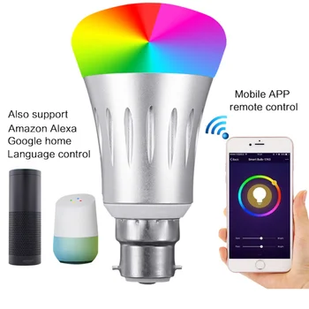 B22 Smart Light Bulbs WiFi/App/voice Remote Control bulb RGB Energy Saving Dimming Bulb work with Alexa Google Home automation
B22 Smart Light Bulbs WiFi/App/voice Remote Control bulb RGB Energy Saving Dimming Bulb work with Alexa Google Home automation