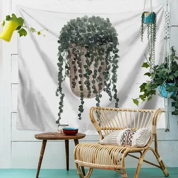 Plant Potted Landscape Tapestry Cloth Blankets Cover Beach Towel Throw Blanket Picnic Yoga Mat Home Decoration Textiles
Plant Potted Landscape Tapestry Cloth Blankets Cover Beach Towel Throw Blanket Picnic Yoga Mat Home Decoration Textiles