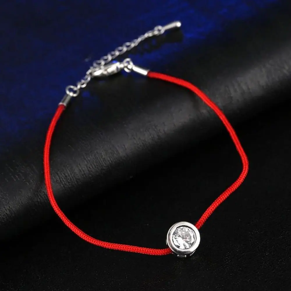 Lucky Red Cord Thread String Rope Chain with Cubic Zirconia Bracelets Women Fashion Charm Bracelets 1pc
Lucky Red Cord Thread String Rope Chain with Cubic Zirconia Bracelets Women Fashion Charm Bracelets 1pc