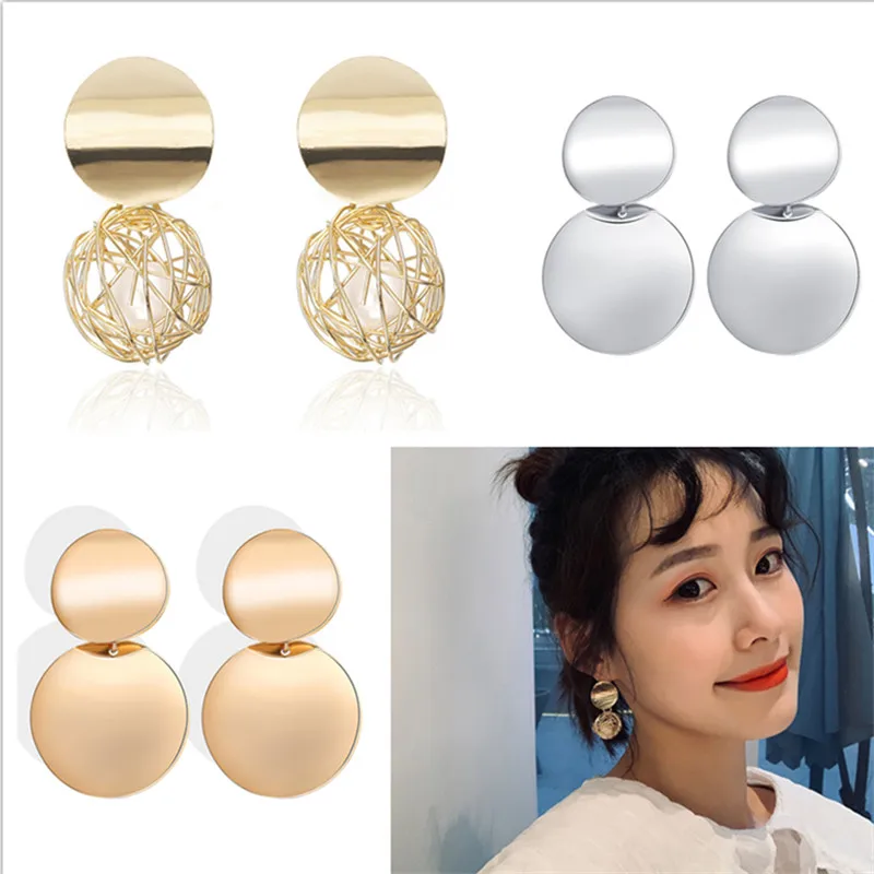 2019 New Gold Glossy Round Earrings Hoop Braided Ball Pearl E Simple Style Ears Clear Circle Charm Earrings For Women Party Gift
2019 New Gold Glossy Round Earrings Hoop Braided Ball Pearl E Simple Style Ears Clear Circle Charm Earrings For Women Party Gift