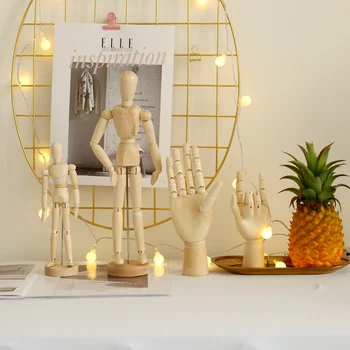 Wooden Joint Hand Model Toy Creative Europe Style Movable Lotus Wood Man Intelligence Development Home Office Decoration Crafts
Wooden Joint Hand Model Toy Creative Europe Style Movable Lotus Wood Man Intelligence Development Home Office Decoration Crafts