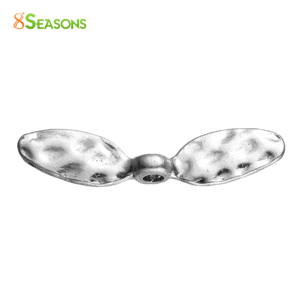 DoreenBeads Zinc Alloy Spacer Beads Dragonfly Wing Antique Silver About 31mm(1 2/8") x 7mm( 2/8"), Hole: Approx 2.5mm, 50 PCs
DoreenBeads Zinc Alloy Spacer Beads Dragonfly Wing Antique Silver About 31mm(1 2/8") x 7mm( 2/8"), Hole: Approx 2.5mm, 50 PCs