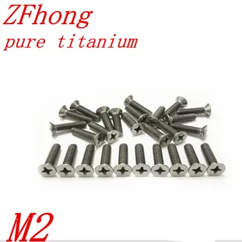 50pcs/lot M2 2mm DIN965 titanium phillpis flat countersunk head machine screw
50pcs/lot M2 2mm DIN965 titanium phillpis flat countersunk head machine screw