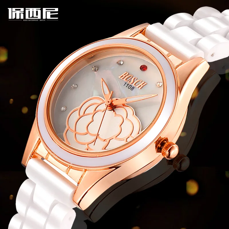 BOSCK Watch Women 2018 Rose Gold Ceramic Strap Watches Fashion Women's Watches For Women Clock Ladies Watch bayan kol saati
BOSCK Watch Women 2018 Rose Gold Ceramic Strap Watches Fashion Women's Watches For Women Clock Ladies Watch bayan kol saati
