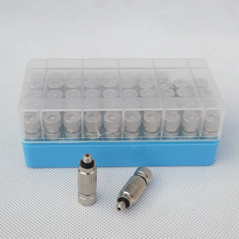 50pcs High Pressure Brass Misting Nozzles Anti-Drip 10/24 UNC 0.1/0.2/0.3/0.4/0.5mm
50pcs High Pressure Brass Misting Nozzles Anti-Drip 10/24 UNC 0.1/0.2/0.3/0.4/0.5mm