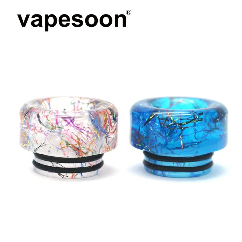 New arrived 10pcs beautiful vape accessories 810 drip tip colorful mouthpiece for tfv12 prince rda rta atomizer 2 colors | Электроника