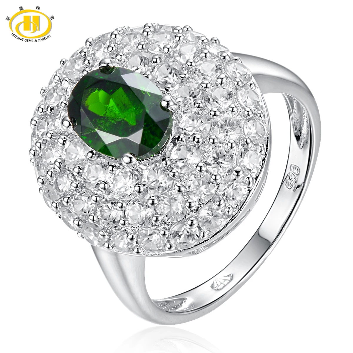 Hutang 4.43ct Natural Chrome Diopside Ring Solid 925 Sterling Silver jewelry Accents Fine Jewelry Women's Birthday Gift Party
Hutang 4.43ct Natural Chrome Diopside Ring Solid 925 Sterling Silver jewelry Accents Fine Jewelry Women's Birthday Gift Party