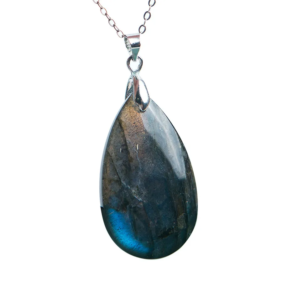 Precious Strong Blue Lights Natural Labradorite Gems Stone Crystal Water Drop Bead Necklace Charm Pendant 36x23x10mm
Precious Strong Blue Lights Natural Labradorite Gems Stone Crystal Water Drop Bead Necklace Charm Pendant 36x23x10mm