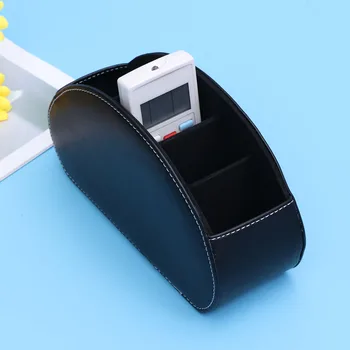 Retro PU Leather Storage Box Multi-Function Desktop Remote Control Holder Cosmetic Organizer for Home Office (Black)
Retro PU Leather Storage Box Multi-Function Desktop Remote Control Holder Cosmetic Organizer for Home Office (Black)